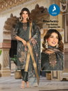 Blueberry By Kaya Shimmer Butti Kurti With Bottom Dupatta Wholesalers In Surat